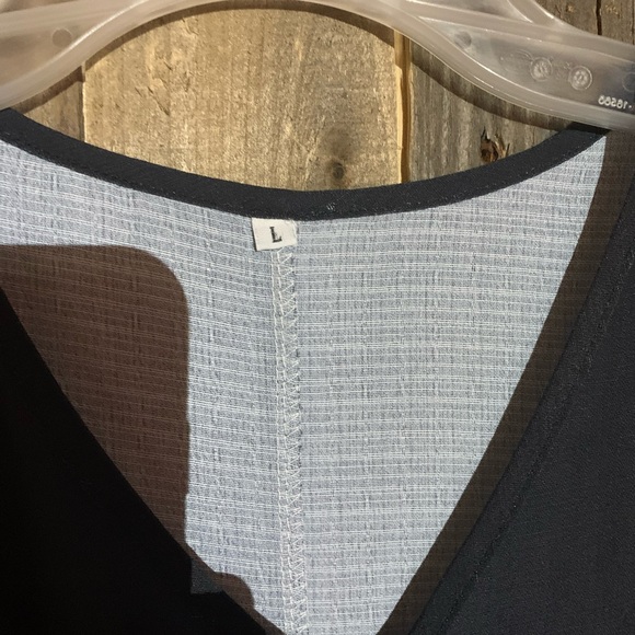 Black and white shirt dress - Picture 2 of 5